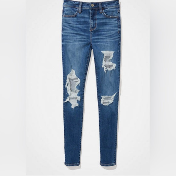 American Eagle size 00 short ripped jeans - Picture 8 of 8